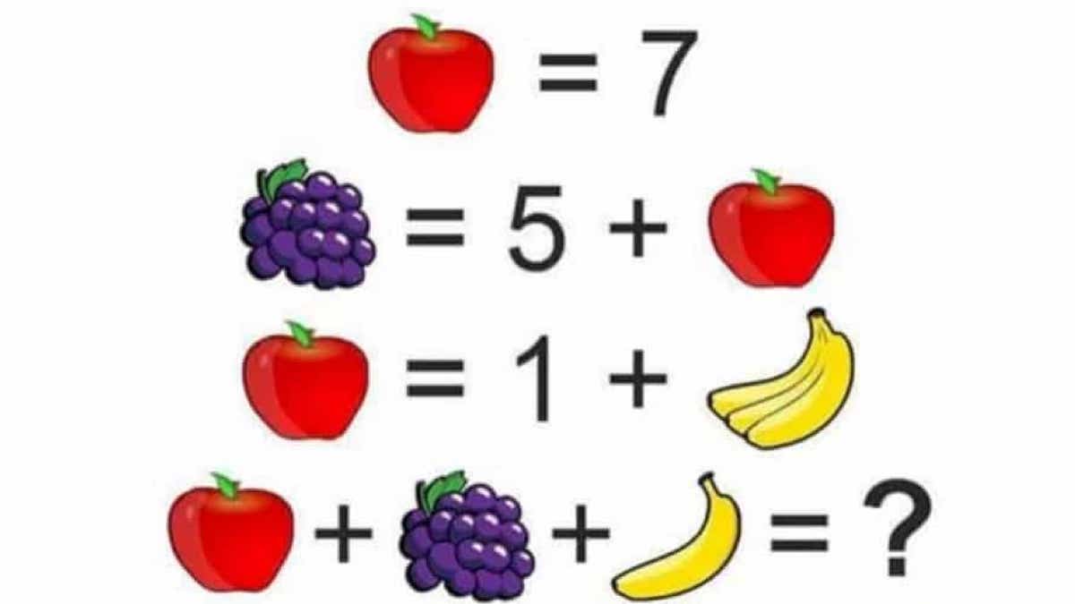 Défi : Résolvez et Découvrez la Valeur des Fruits